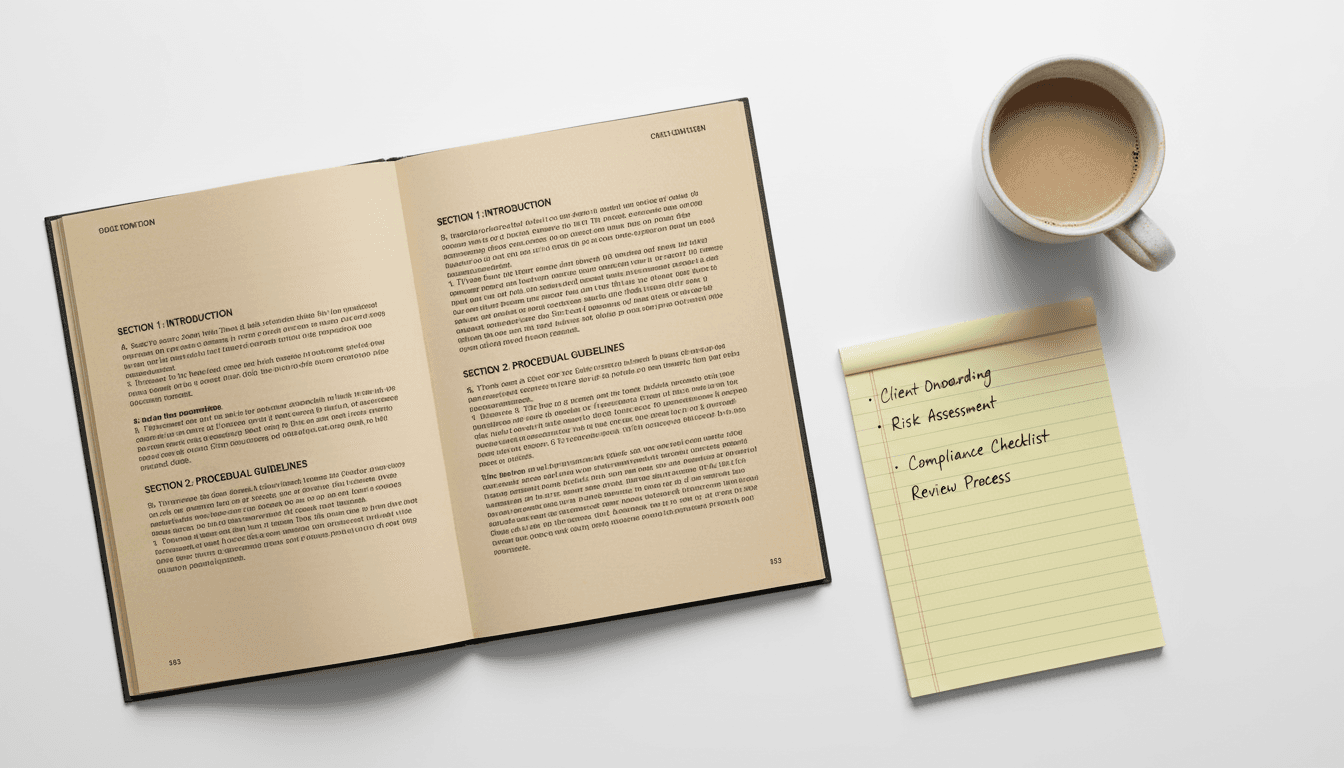 Accounting policy manual