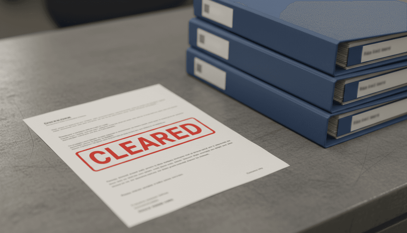 Faster contract closeout